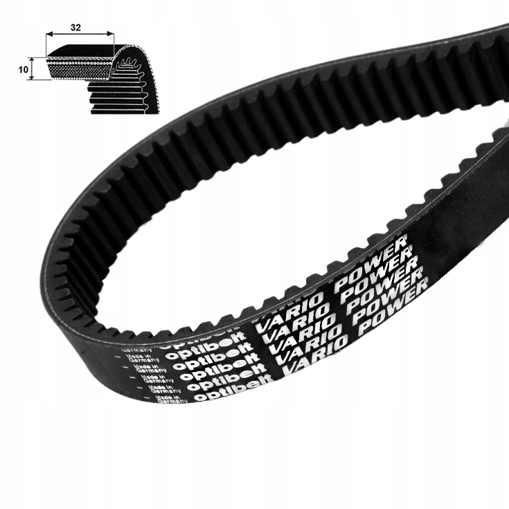 Širokoprofilový variátorový remeň SVX 32x10 850 OPTIBELT